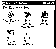 DOS входит антивирусный пакет Microsoft